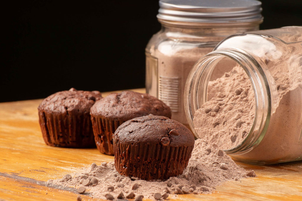 Chocolate Muffins, Little House Living Recipe, Plain Valuees Magazine