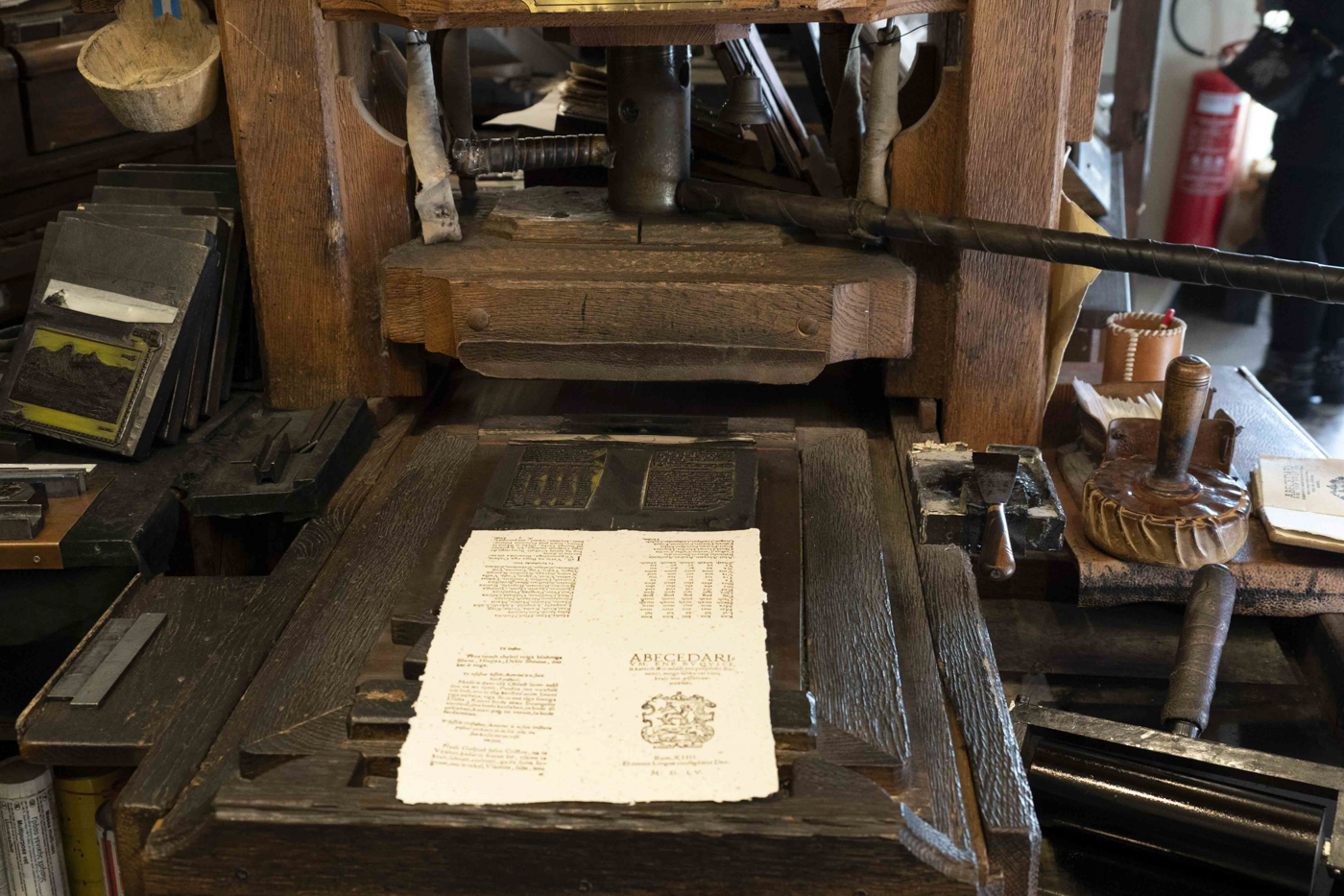 Elam Stoltzfus - Printing the Ausbund