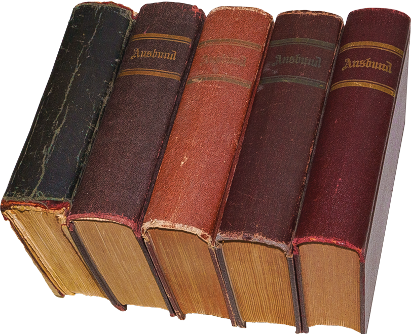 Stack of Ausbund books