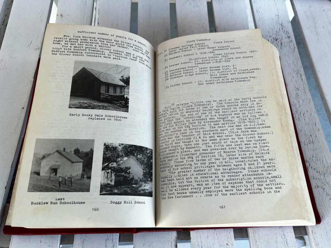 Historic book of One-Room Schoolhouses in Coshocton County