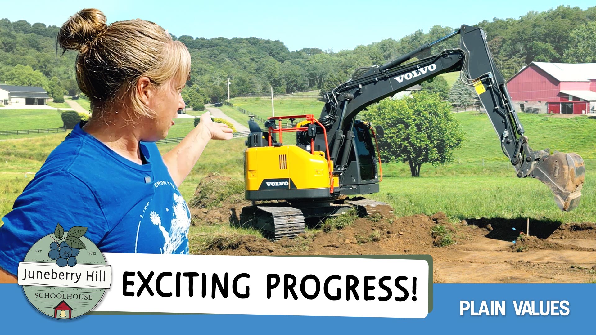 Exciting Progress on Juneberry Hill Schoolhouse