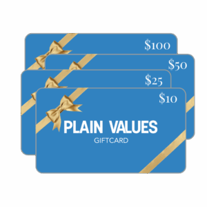 Plain Values Gift Card