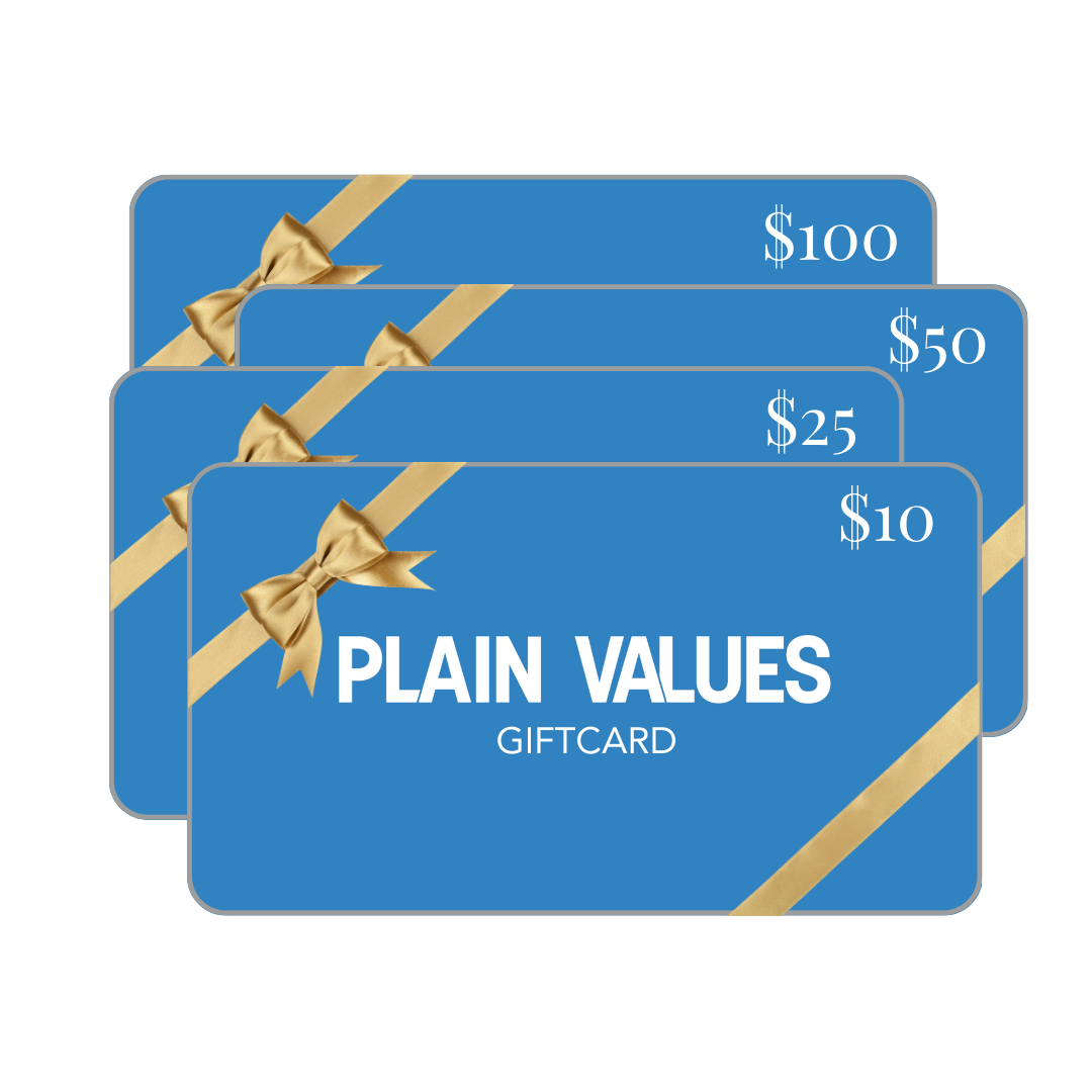 Plain Values Gift Card